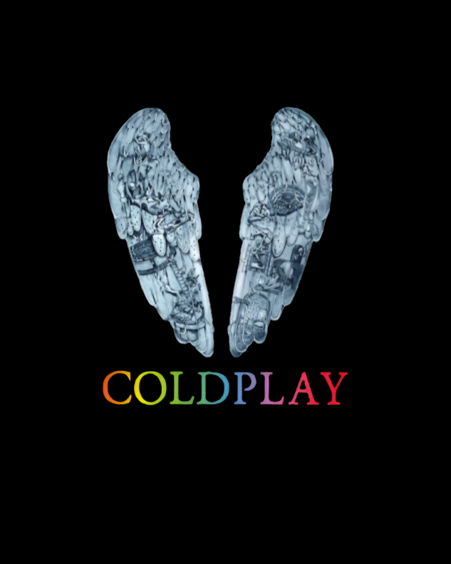 A COLDPLAY WINGS SIMPLE TEES - Unisex