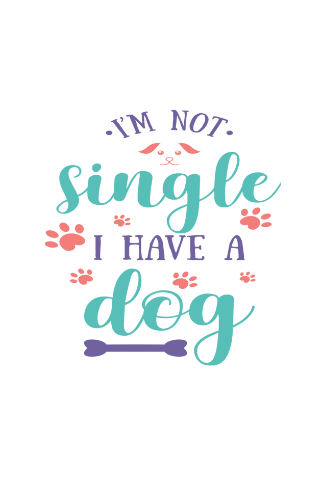 I'm not single I have a DOG