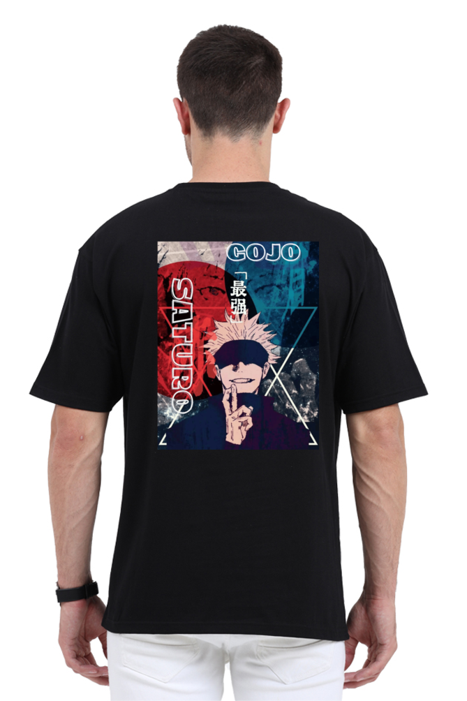 Satoru Gojo Black Oversized T-Shirt – Power Meets Style