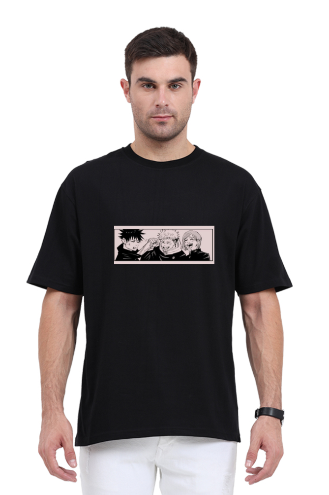 Jujutsu Kaisen Oversized T-Shirt – The Trio Edition