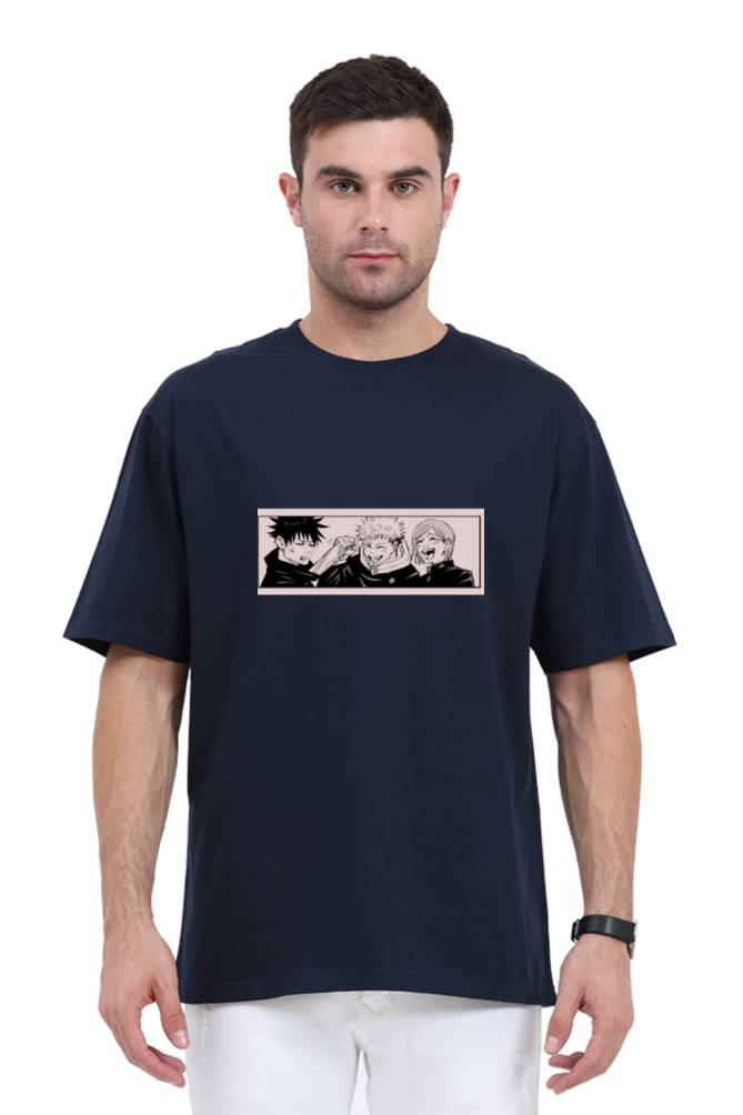 Jujutsu Kaisen Oversized T-Shirt – The Trio Edition