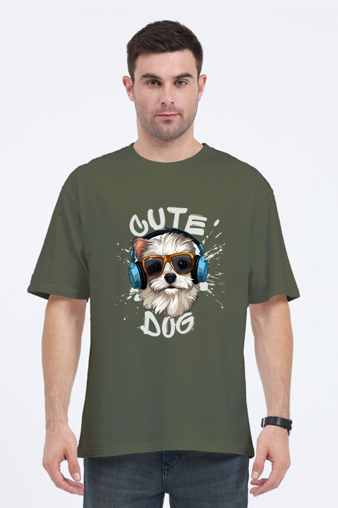 Cute-dog oversized tees