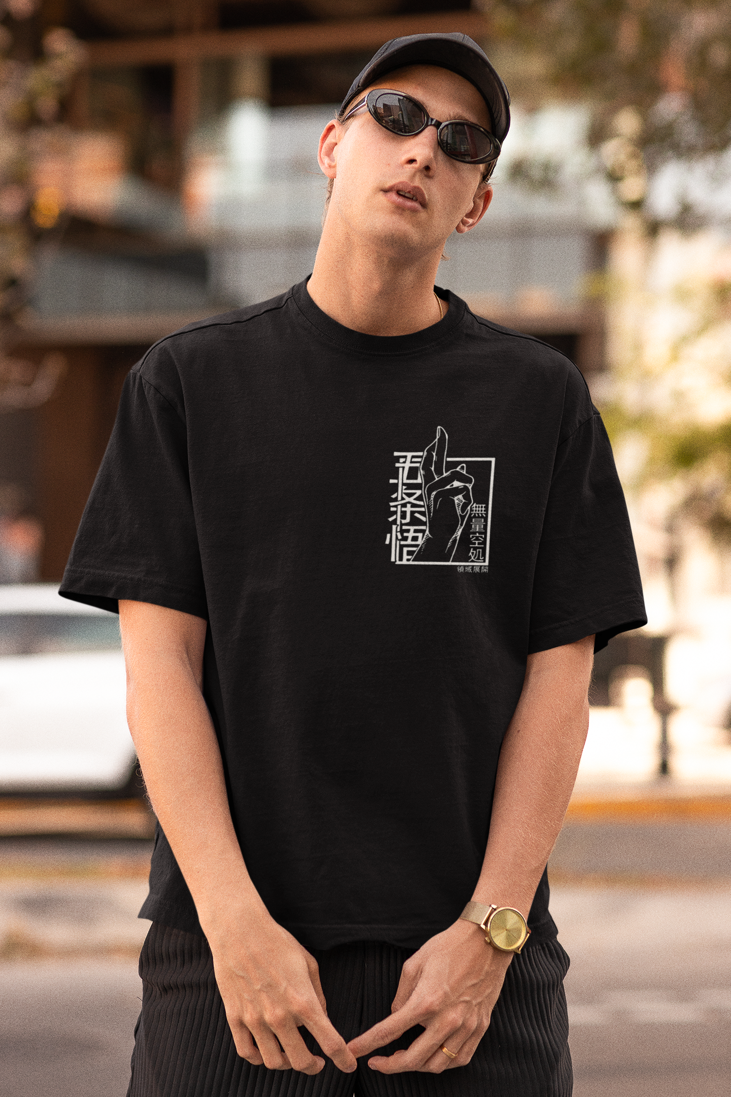 Gojo Hand Symbol Oversized T-Shirt